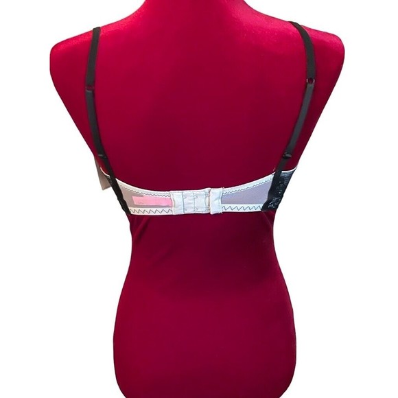 NWT Betsy Johnson Lace Push Up Underwire Bra SZ 32 DD Black - Picture 2 of 10